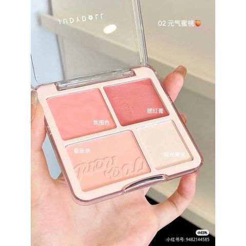Bảng Má Hồng + Highlight Judy Doll Blush & Highlight Palette 9g