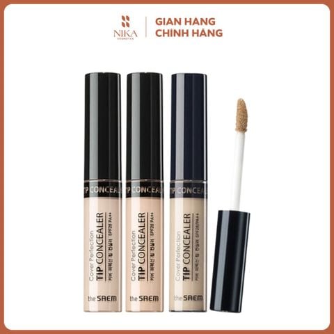 Kem Che Khuyết Điểm The Saem Cover Perfection Tip Concealer 6.5G