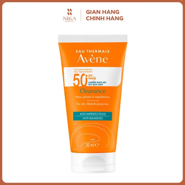Kem Chống Nắng Avene Cleanance Ultra-Light Anti-Blemishes Spf50+ 50Ml