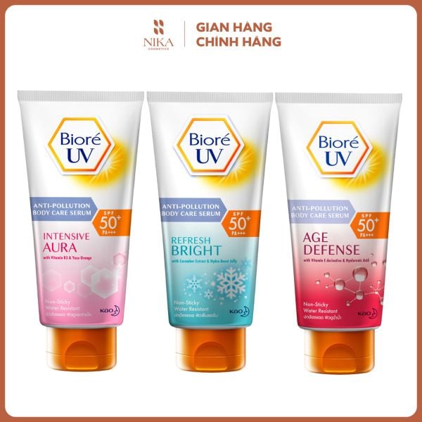 Kem Dưỡng Thể Biore UV Anti Pollution Body Care Serum 150ml