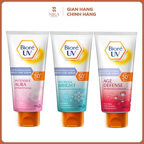 Kem Dưỡng Thể Biore UV Anti Pollution Body Care Serum 150ml