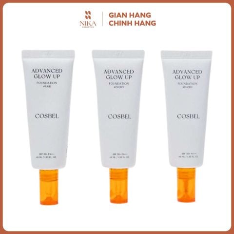 Kem Nền Cosbel Advanced Glow Up Foundation Spf 50+ Pa+++ 40Ml