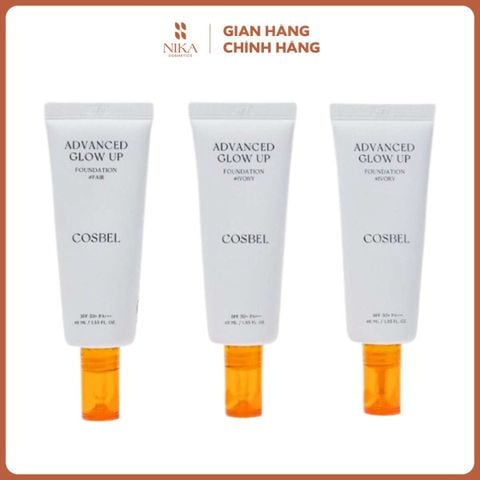 Kem Nền Cosbel Advanced Glow Up Foundation Spf 50+ Pa+++