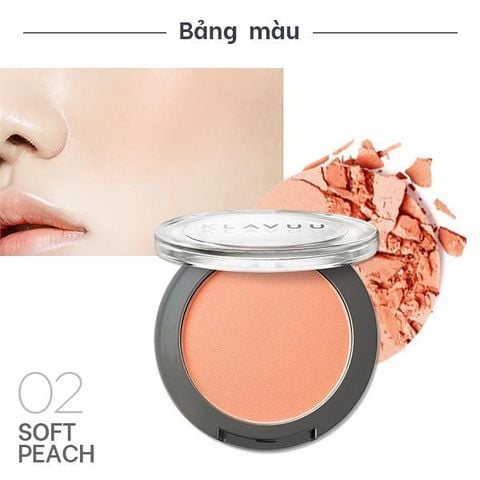 Phấn Má Hồng Klavuu Urban Pearlsation Natural Powder Blusher