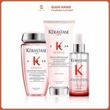 Set Dầu gội + Dầu xả + Serum dưỡng tóc Kerastase Genesis 3 Step Anti Fall Routine 250ml + 75ml + 90ml