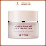 Mặt Nạ Ngủ Môi Klavuu Nourising Care Lip Sleeping Pack 20G