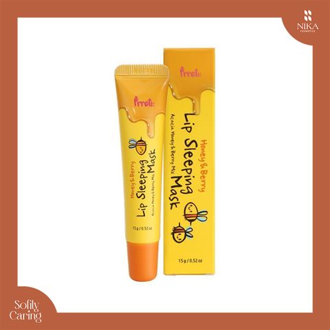 Mặt Nạ Ngủ Môi Prreti Honey & Berry Lip Sleeping Mask 15G