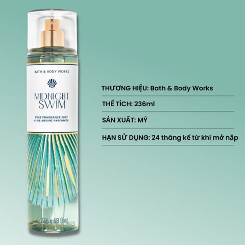 Body Mist Bath And Body Works 236Ml