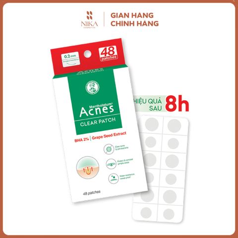 Miếng Dán Mụn Acnes Clear Patch 48M