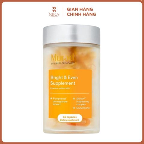 Viên Uống Chống Nắng Murad Bright & Even Supplement 60V