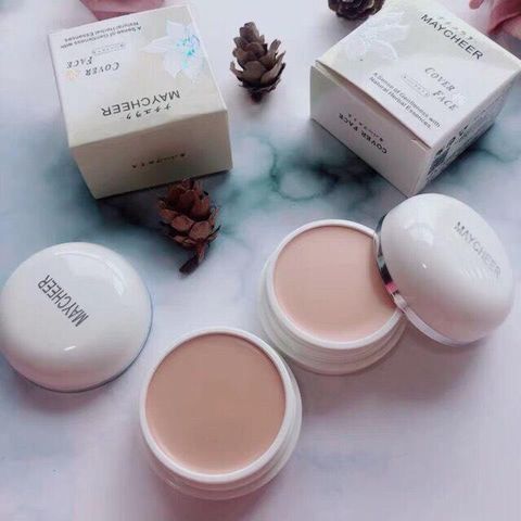 Nền Bánh Maycheer Cover Face Silky Radiant Concealer Foundation