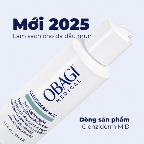 Sữa Rửa Mặt Obagi Daily Lightweight Foaming Blemish Cleanser 118ML