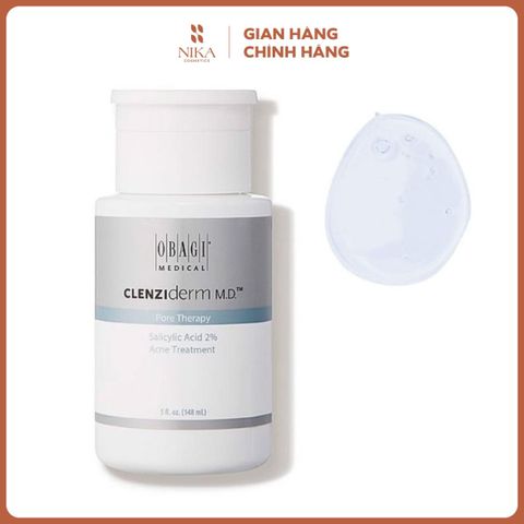 Tẩy Tế Bào Chết Hóa Học Obagi Clenziderm Md Pore Therapy Salicylid Acid 2% Acne Treatment 148Ml