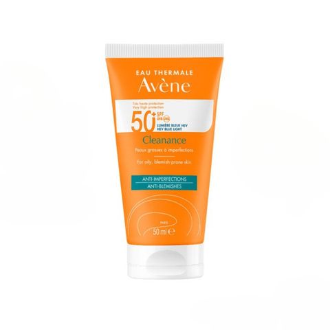 Kem Chống Nắng Avene Cleanance Ultra-Light Anti-Blemishes Spf50+ 50Ml