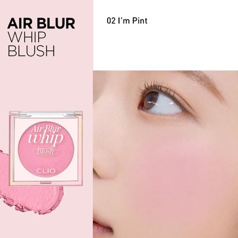 Phấn Má Hồng Clio Air Blur Whip Blush 3G