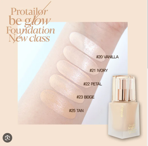 Kem Nền Espoir Pro Tailor Be Glow Foundation New Class SPF27 PA++ 30G