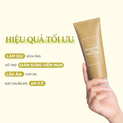 Sữa Rửa Mặt I'm From Mugwort Gel Cleanser 150ml
