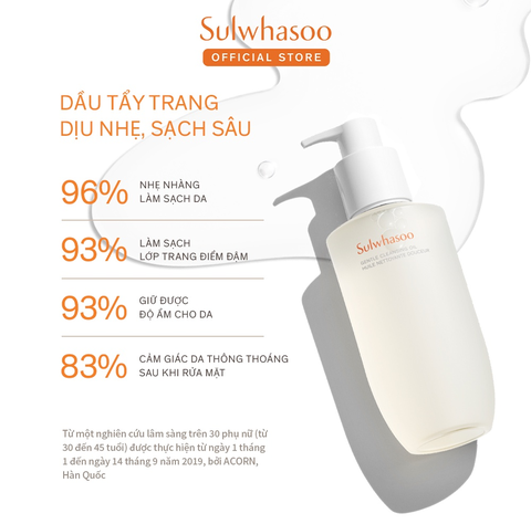 Dầu Tẩy Trang Sulwhasoo Gentle Cleansing Oil