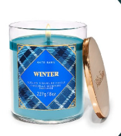Nến Thơm Bath & Body Works White Barn 227g