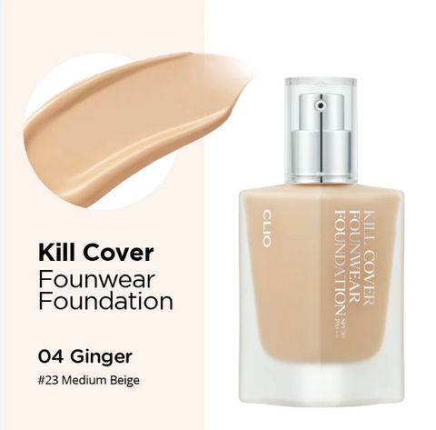 Kem Nền Clio Kill Cover Founwear Foundation 38G
