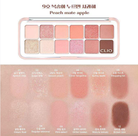Bảng Mắt Clio Pro Eye Palette 12 Ô 7G