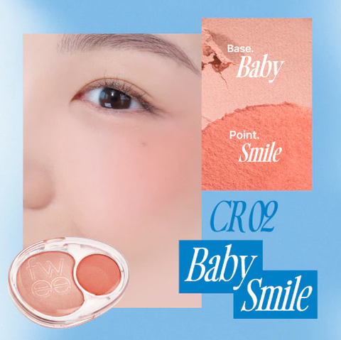 Má Hồng Thạch FWEE Mellow Dual Blush 7.2G