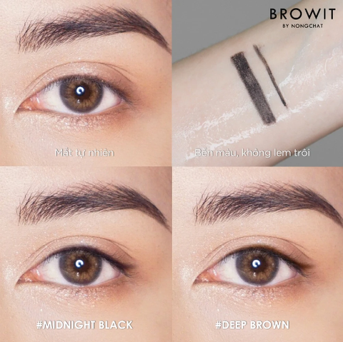 Eyeliner Browit By Nongchat Smooth And Slim Inner 0.1g