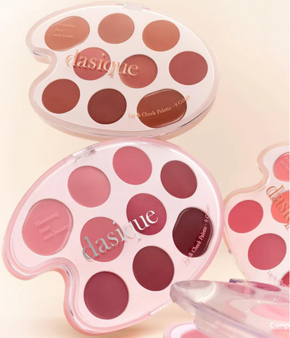 Bảng Son + Má Hồng Dasique Mood Painting Lip & Cheek Palette 6g