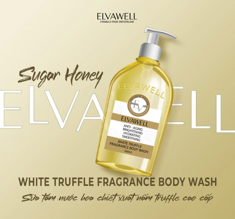 Sữa Tắm Elvawell Anti Aging Brightening Hydrating Smoothing 500Ml