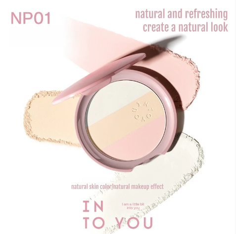 Phấn Phủ Nén Into You Three Colors Finishing Powder 7g