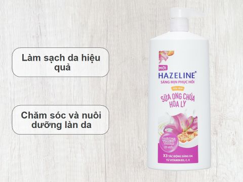 Sữa tắm Hazeline sáng mịn phục hồi 796ml