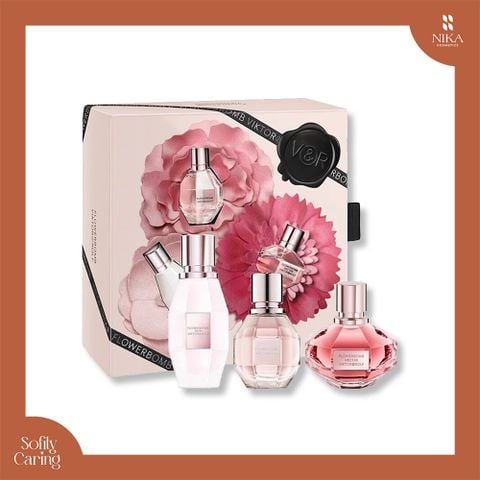 Set Nước Hoa Flowerbomb Viktor&Rolf 7Ml X 3