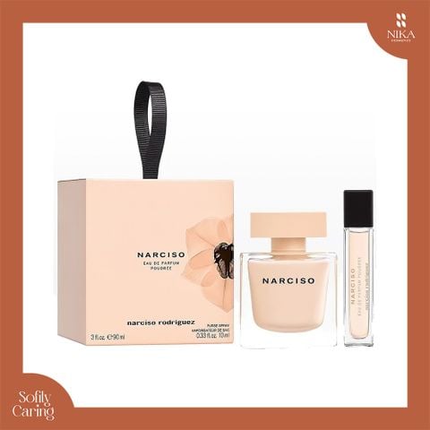 Set Nước Hoa Narciso Rodriguez Poudree Edp 90Ml + 10Ml