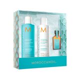 Set Dầu Gội + Dầu Xả + Dầu Dưỡng Tóc Moroccanoil Volume Shine 500Mlx2 +50Ml