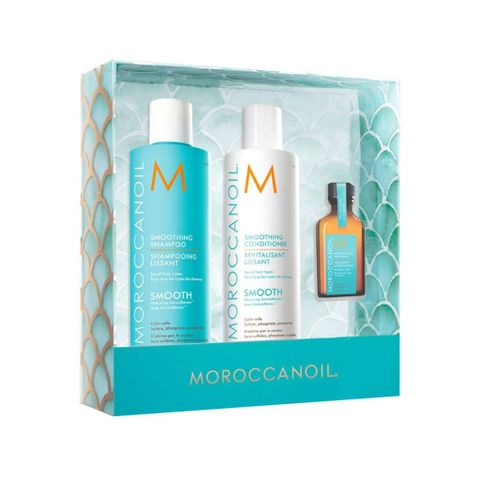 Set Dầu Gội + Dầu Xả + Dầu Dưỡng Tóc Moroccanoil Volume Shine 500Mlx2 +50Ml