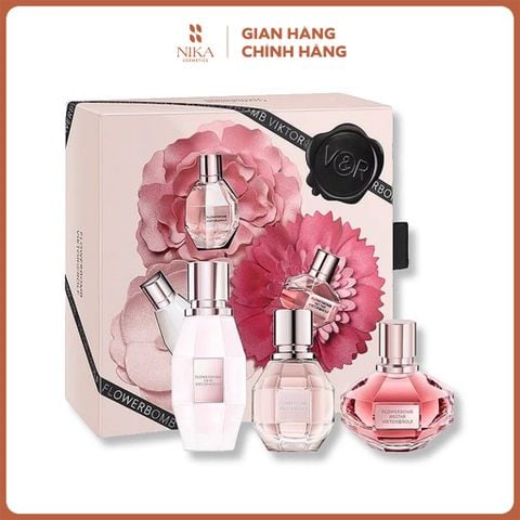 Set Nước Hoa Flowerbomb Viktor&Rolf 7Ml X 3