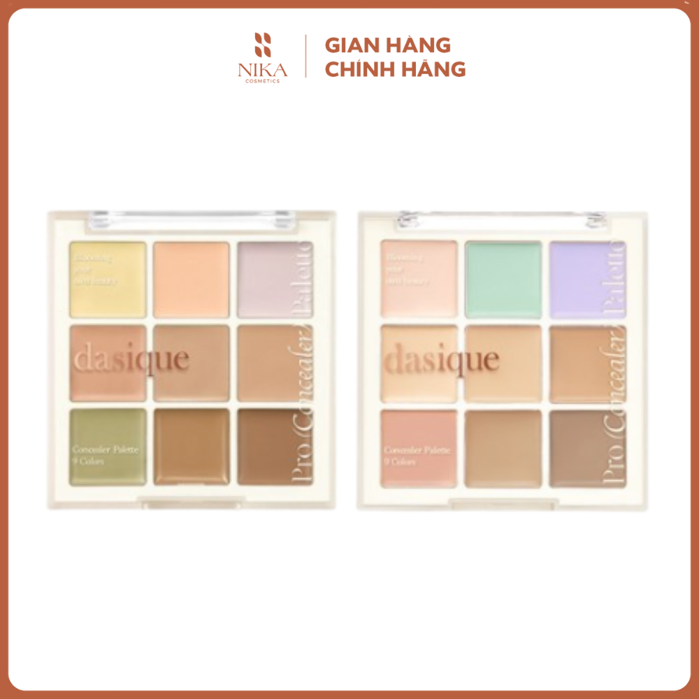 Bảng Che Khuyết Điểm Dasique Pro Concealer Palette 9 Ô 9G