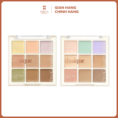 Bảng che khuyết điểm Dasique Pro Concealer Palette 9 ô