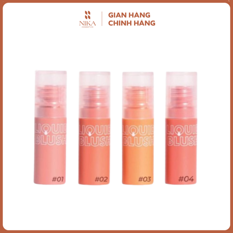 Má hồng kem Nee Cara Juice Liquid Blush 3g