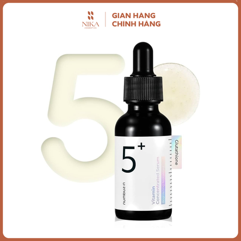 Serum Numbuzin 5+ Vitamin Concentrated Brightening Antioxidant 30Ml