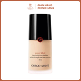 Kem Nền Giorgio Armani Power Fabrie Longwear High Cover Foundation 30Ml