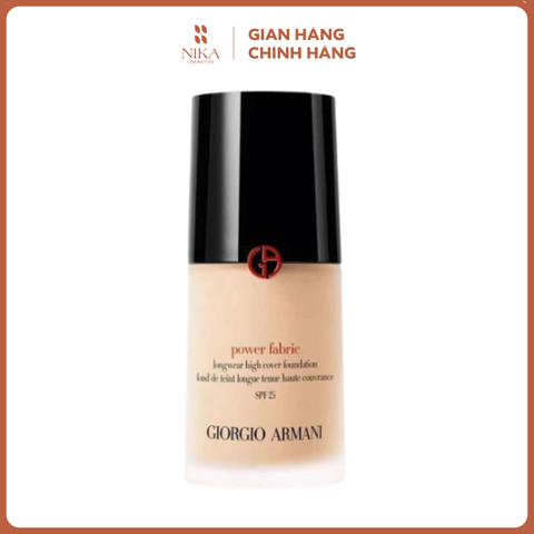 Kem Nền Giorgio Armani Power Fabrie Longwear High Cover Foundation 30Ml