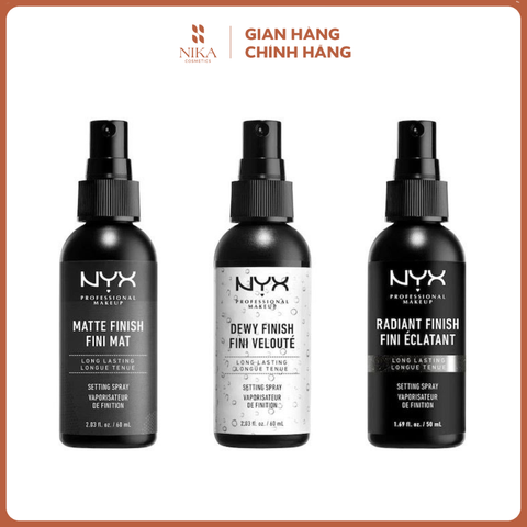 Xịt Khóa Make Up Nyx Finish Setting Spray 60Ml