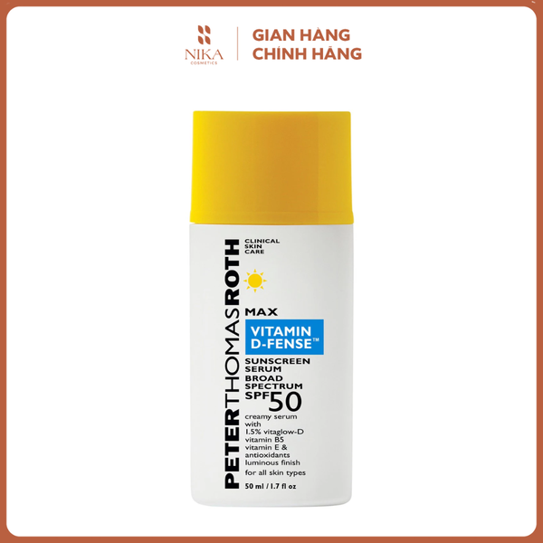 Kem Chống Nắng Peter Thomas Roth Vitamin D Fense Spf 50 50Ml
