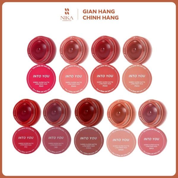 Son Kem Hũ Into You Shero Super Matte Lip & Cheek Mud 5G