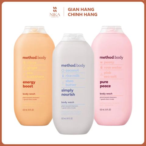 Sữa Tắm Method Body Simply Nourish Body Wash 532Ml
