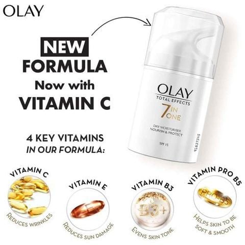 Kem Dưỡng Ban Ngày Olay Total Effects 7 In One Day Moisturiser Nourish And Protect 37ml