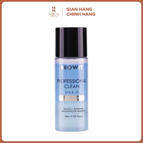 Tẩy Trang Mắt Môi Nongchat Professional Clean Eye & Lip Remover 45Ml