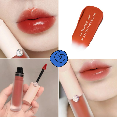 Son Kem Giorgio Armani Lip Maestro Satin Skin-on-skin Vibrant Lip Color 4Ml
