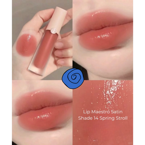 Son Kem Giorgio Armani Lip Maestro Satin Skin-on-skin Vibrant Lip Color 4Ml